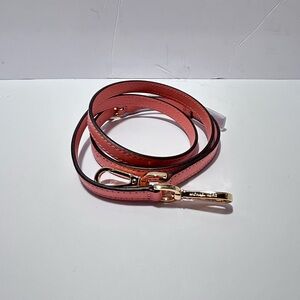 Kate Spade Pink Belt with Gold Clasp